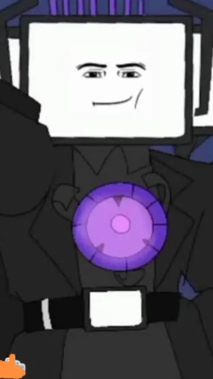 ai character: Titan tv man  background