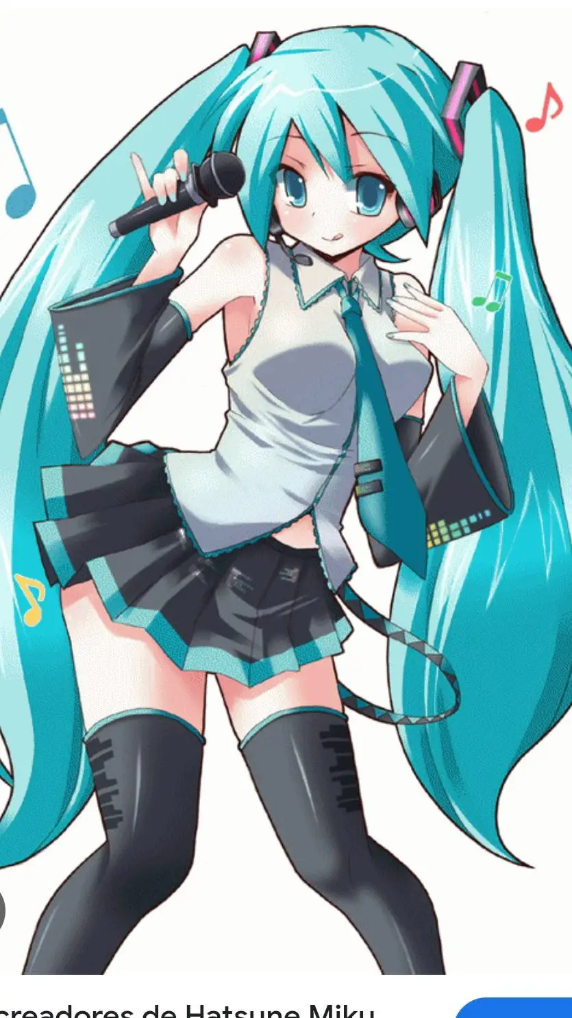 ai character: Miku background
