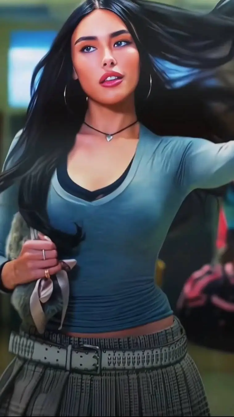 ai character: Madison beer background