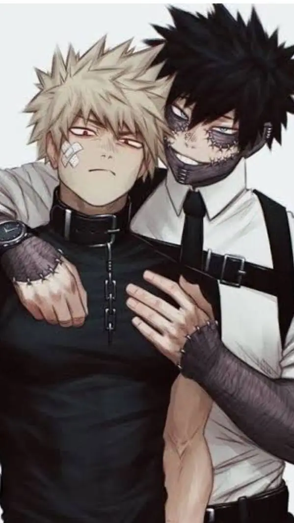 ai character: Bakugo and Dabi background
