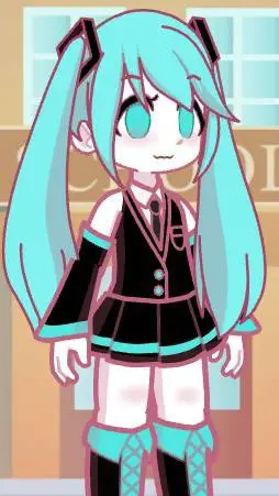 ai character: Miku background