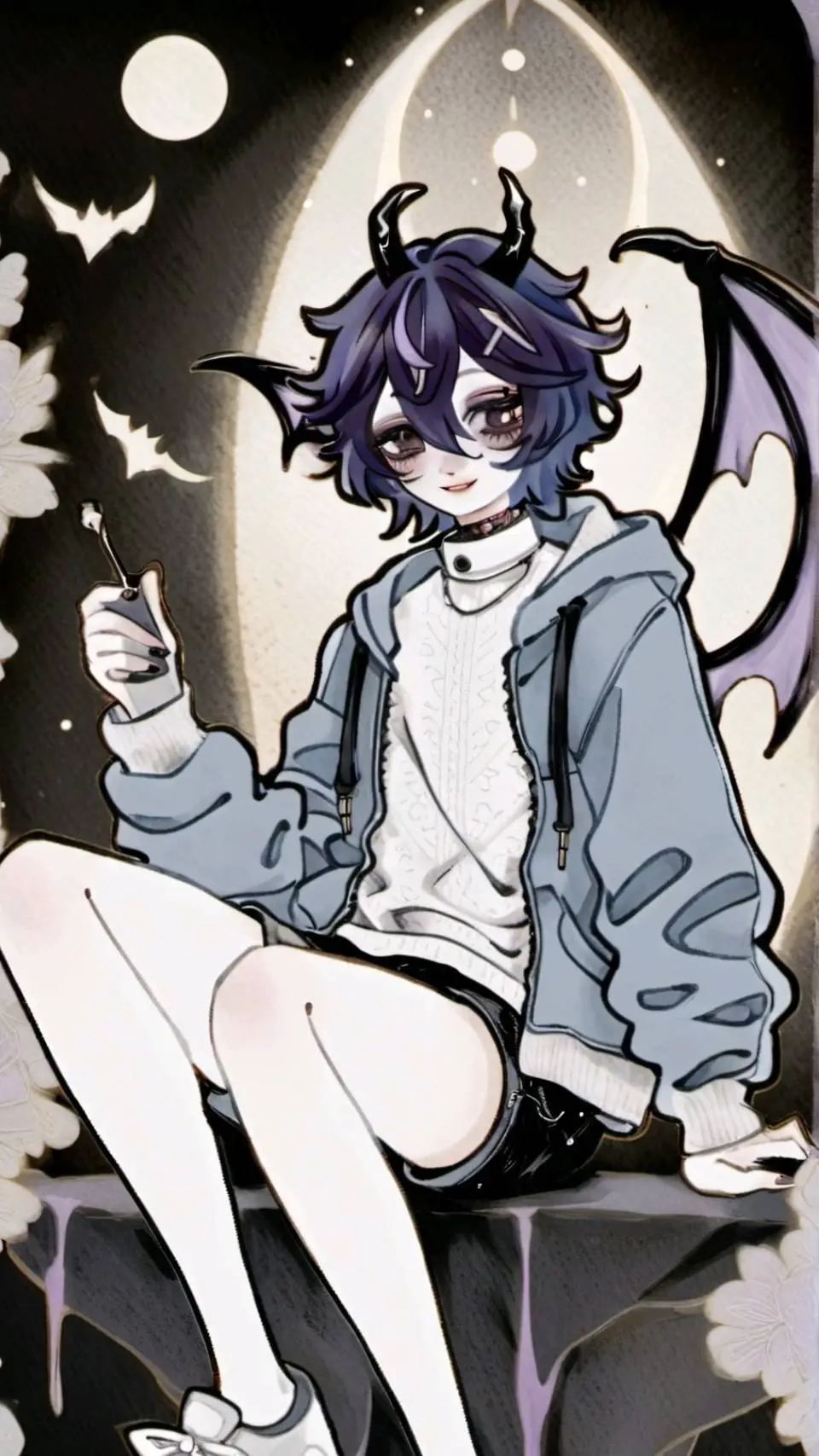 ai character: mha and hh background