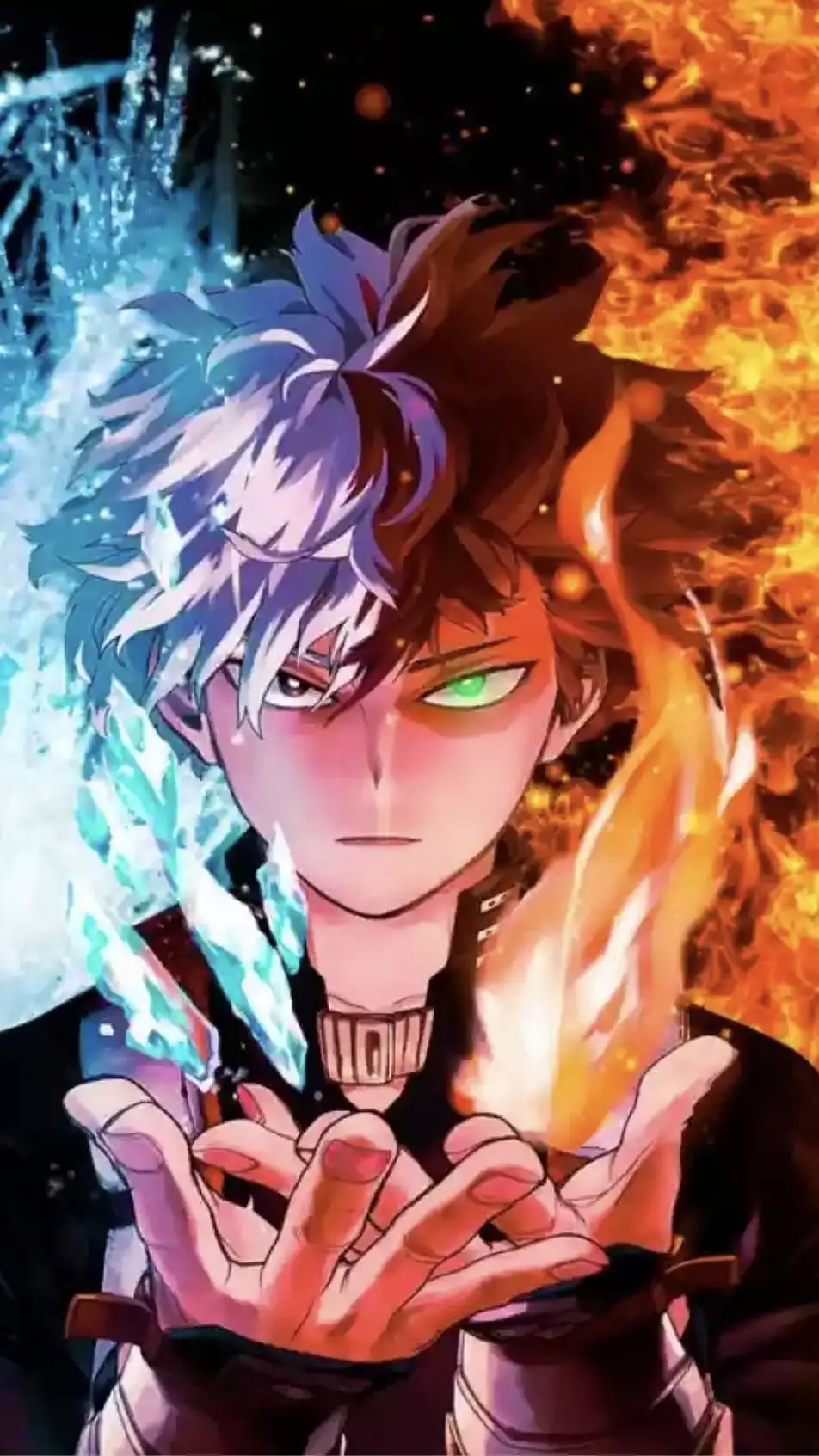 ai character: ☆shoto todoroki☆ background
