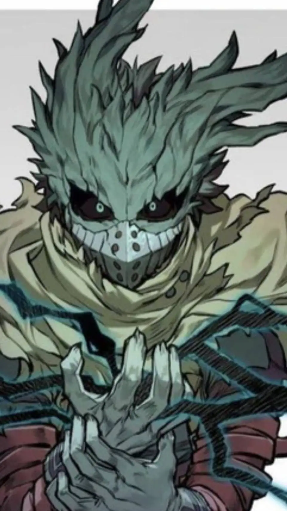 ai character: mha dark deku background