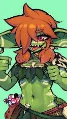 ai character: Grina background