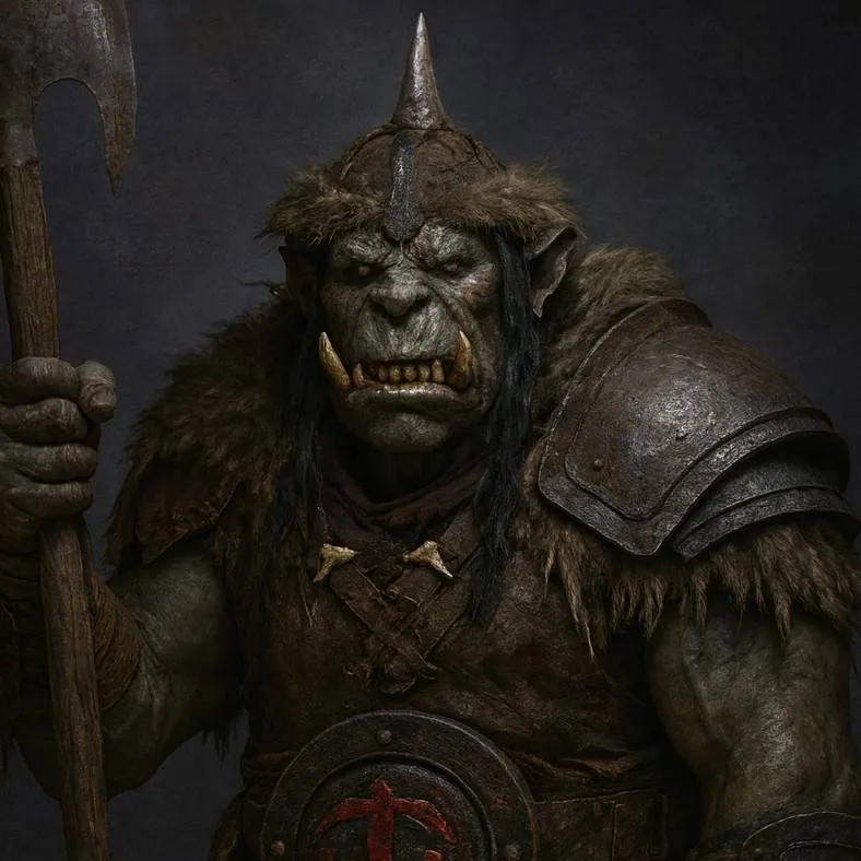 chat with ai character: el guardia orco