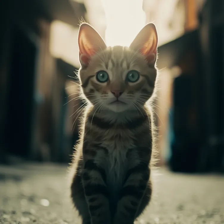 chat with ai character: Homeless kitty