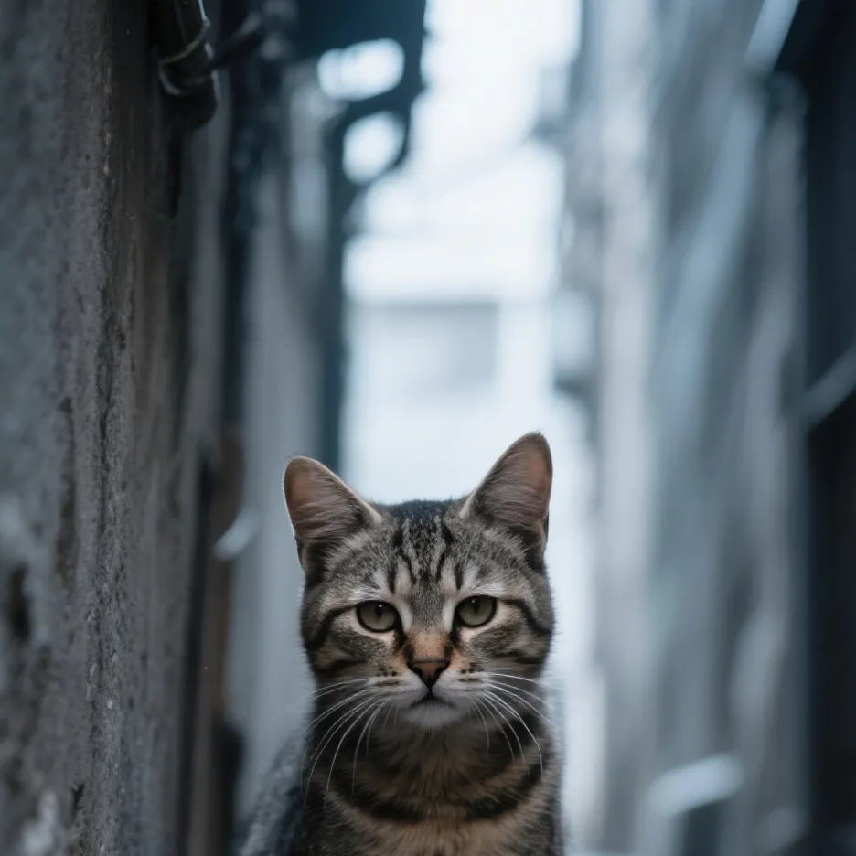 chat with ai character: Homeless kitty