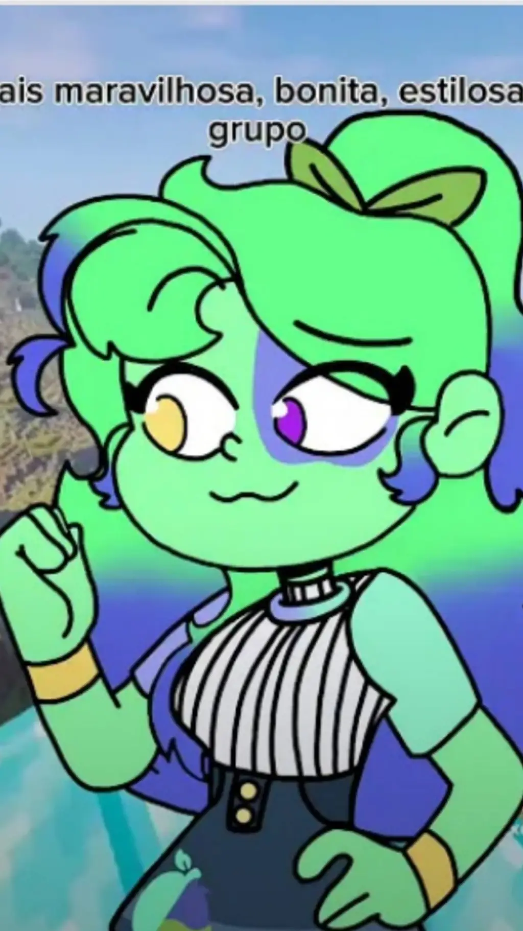 ai character: 🍏Toralmi 🫐 background