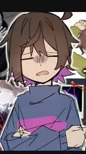 ai character: frisk de temu background