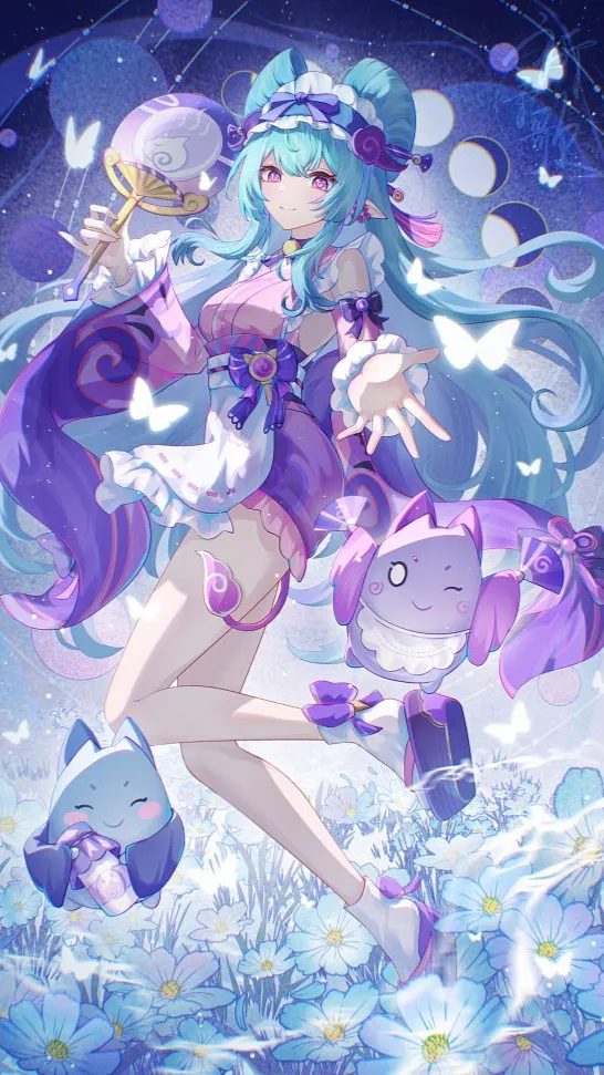 ai character: VillainxYoukaiBaku background