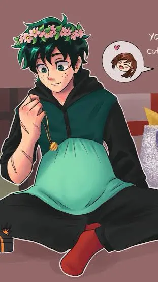 ai character: Pregnant Izuku background