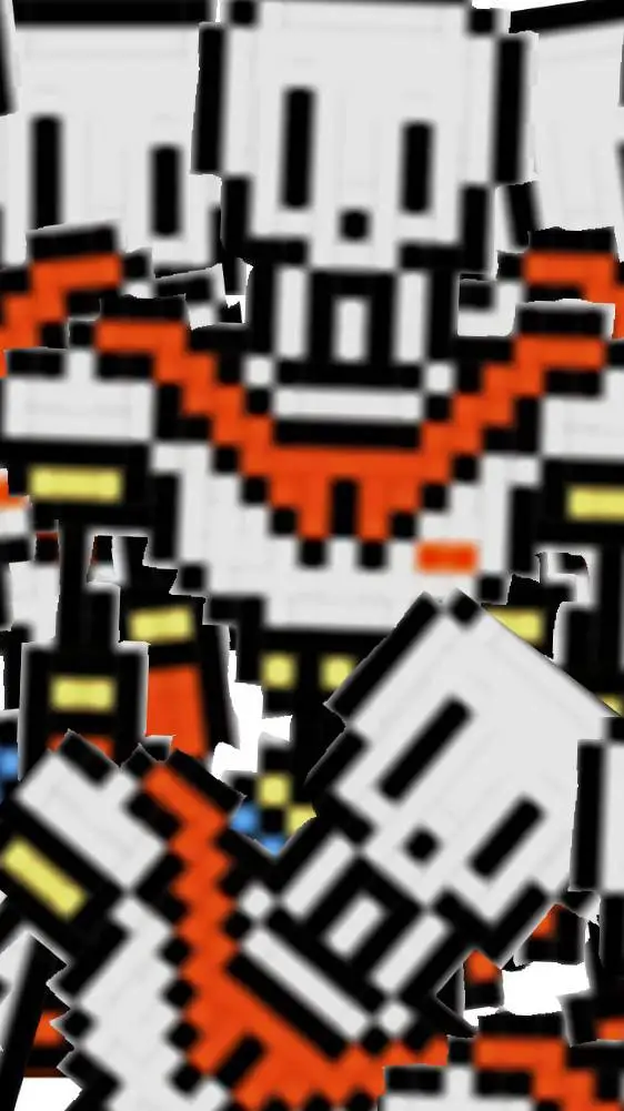 ai character: PAPYRUS BARRAGE background