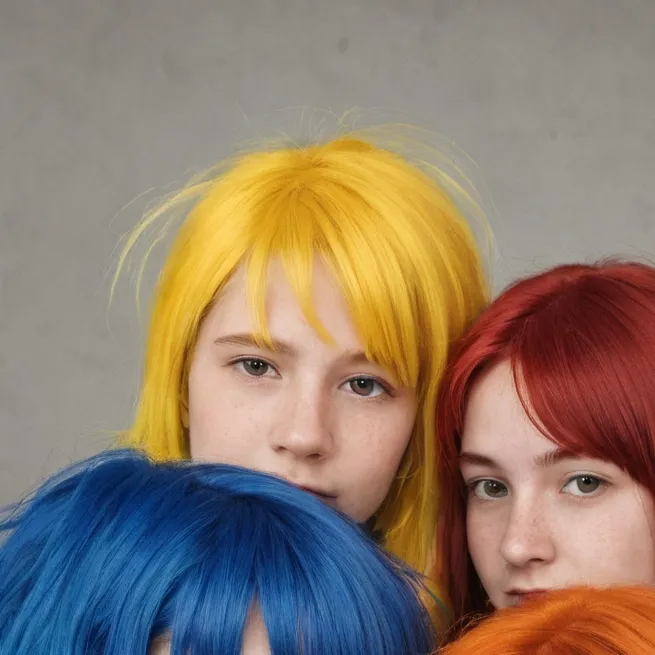 chat with ai character: hair colour