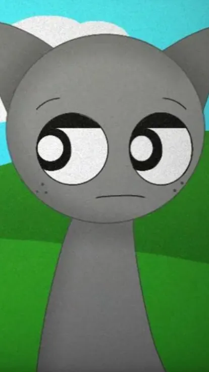 ai character: Gray (Sprunki) background