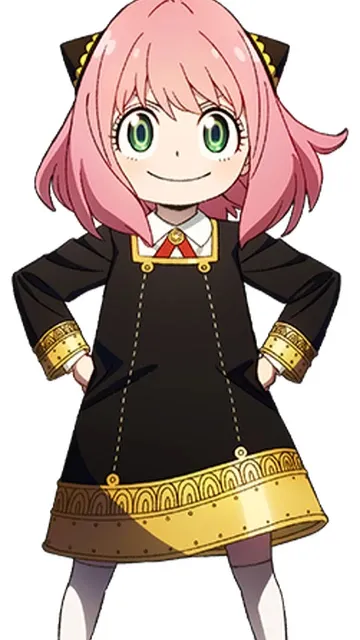 ai character: Anya Forger  background