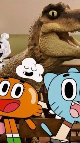 ai character: mundo de Gomball background