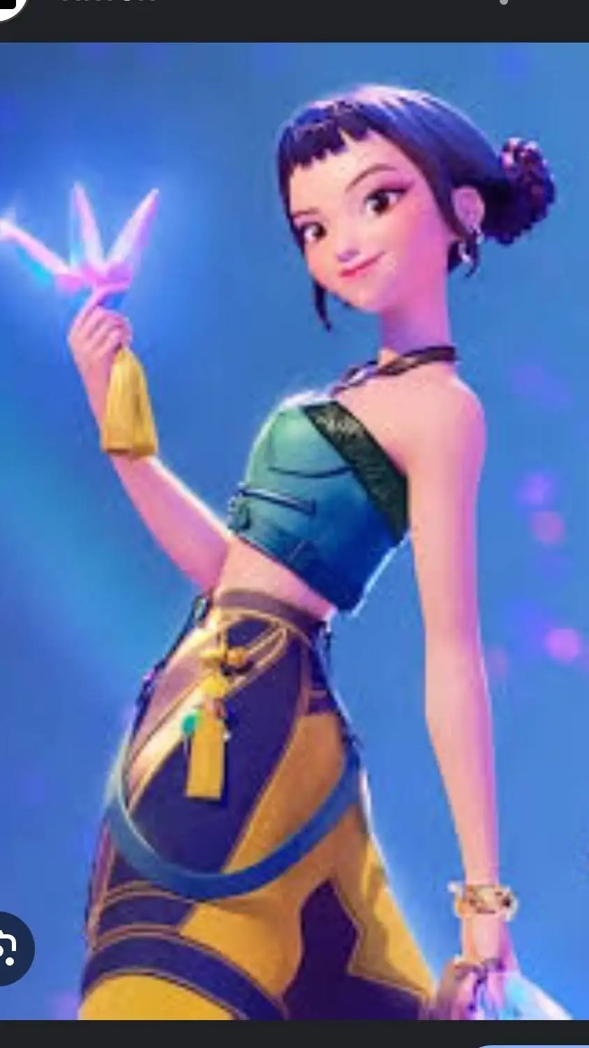 ai character: zoey background