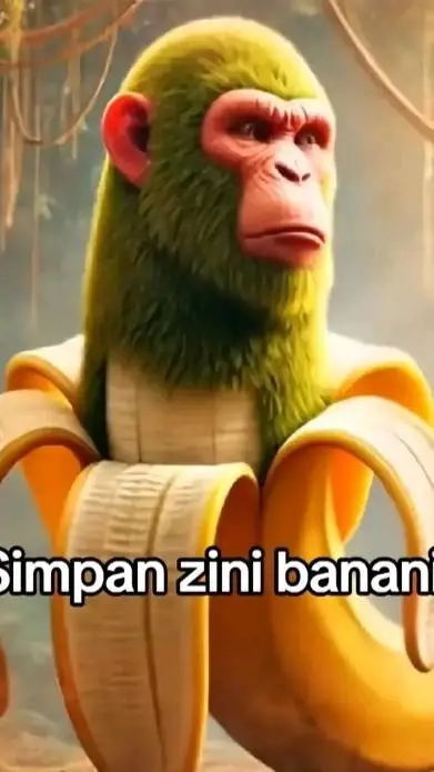 ai character: Simpan banani background