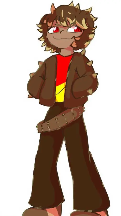 ai character: pincho hierba background