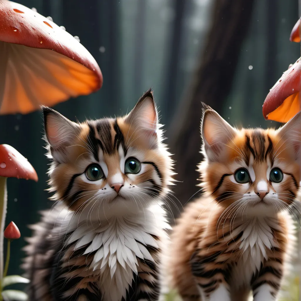 chat with ai character: 2 small cats