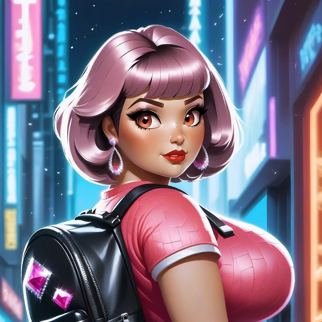 chat with ai character: Bimbofied Dora