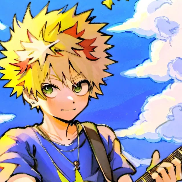 chat with ai character: Katsuki dynamite b