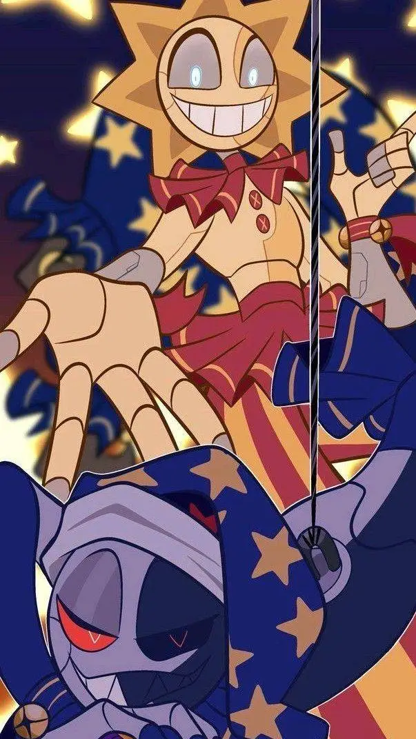 ai character: ask sun n moon ☆ background