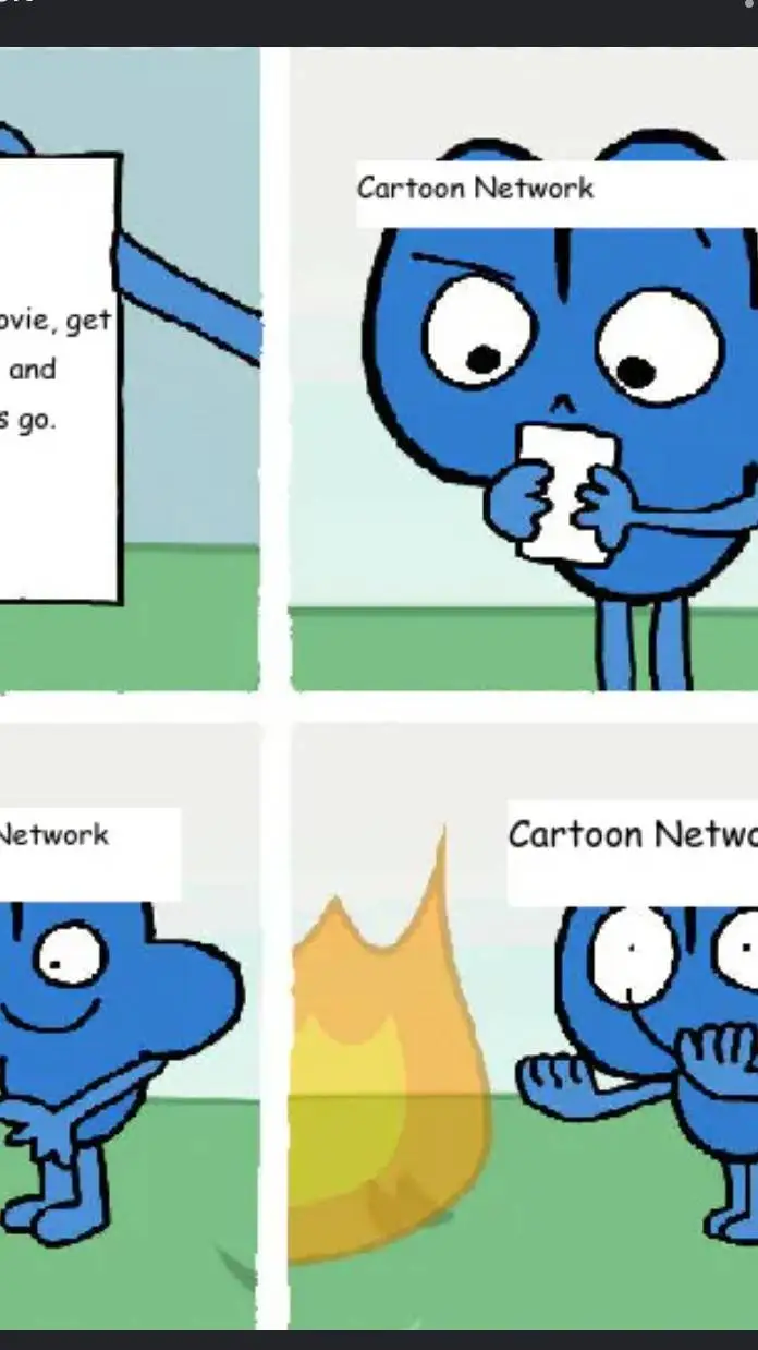 ai character: Bfdi ig background