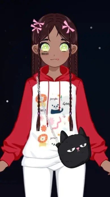 ai character: Valérie  background