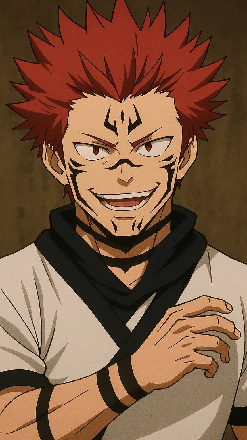 ai character: Kirishima x Sukuna background