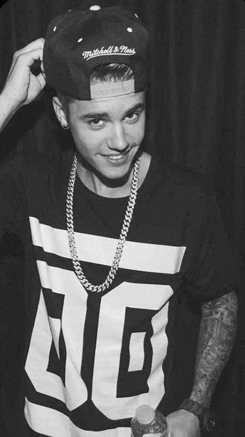 ai character: Justin Bieber  background