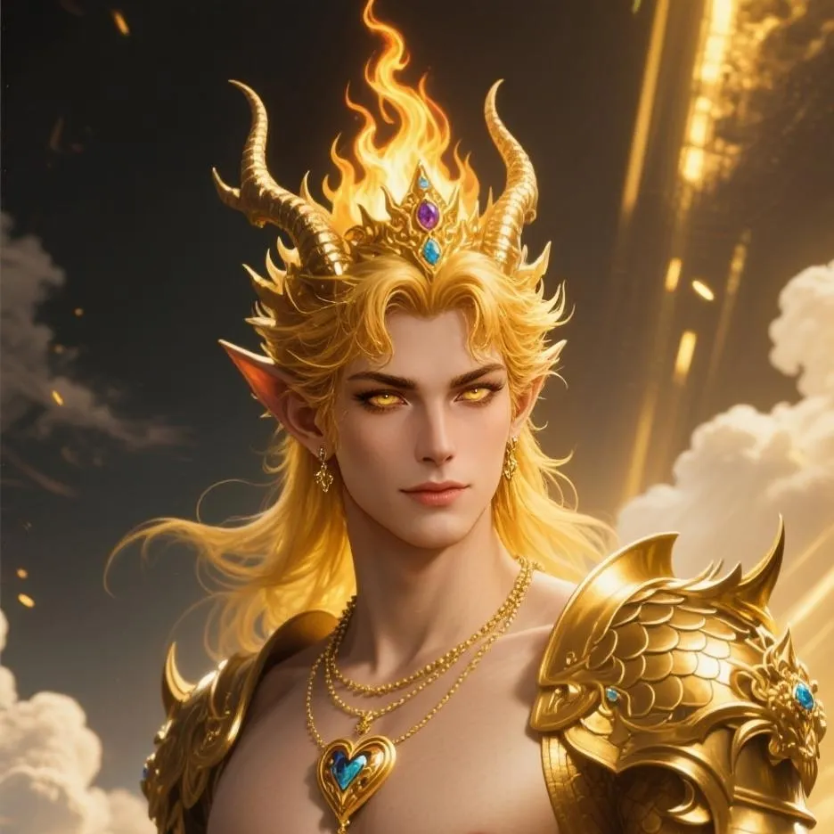 chat with ai character: Golden Dragon King