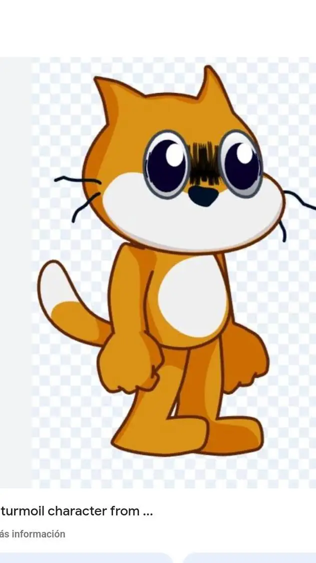 ai character: scratch cat background