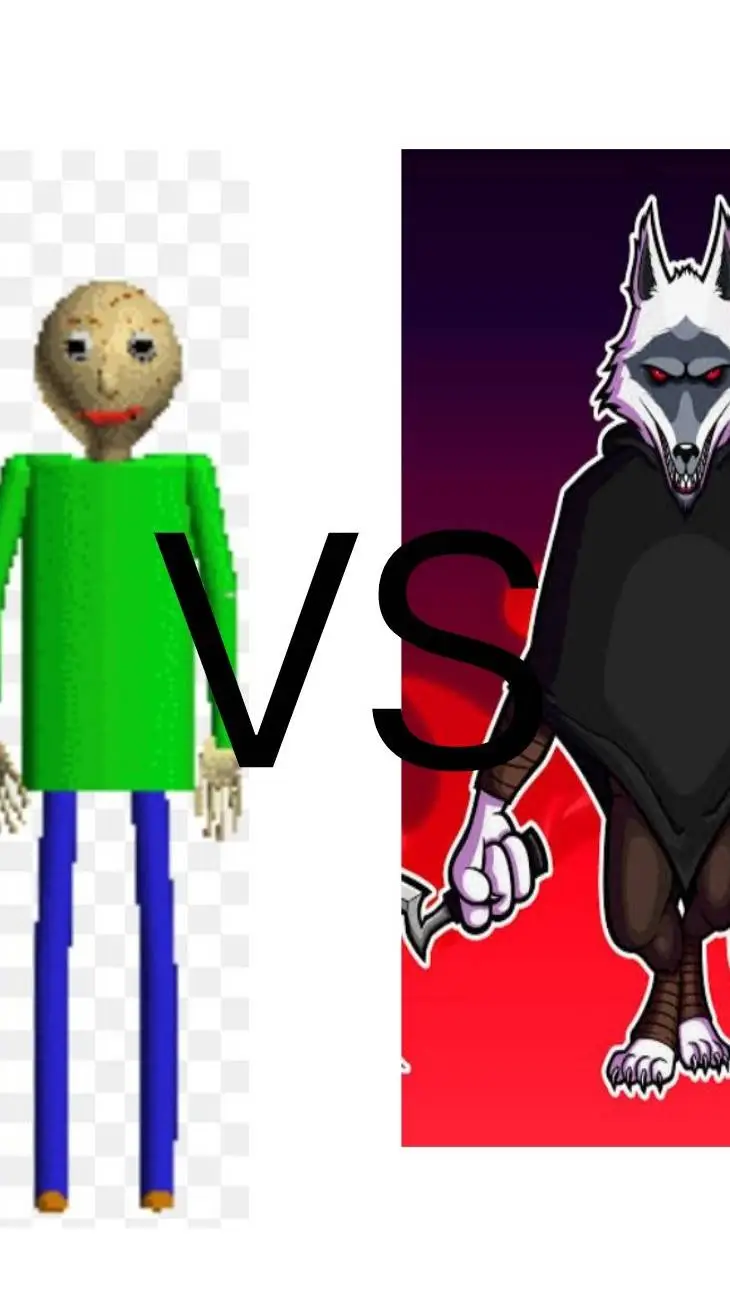 ai character: Baldi VS Death background