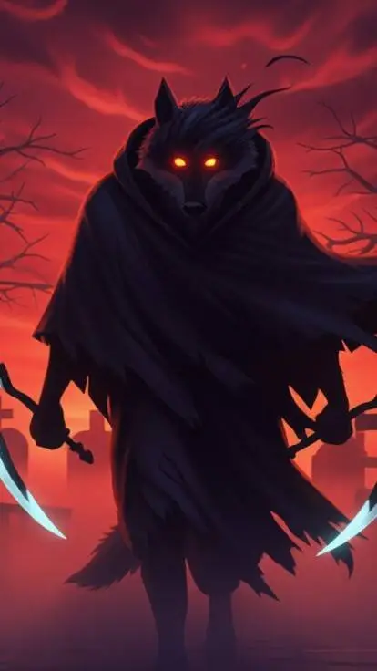 ai character: Bloodeath background