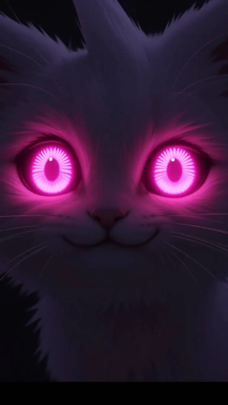 ai character: Robo cat background