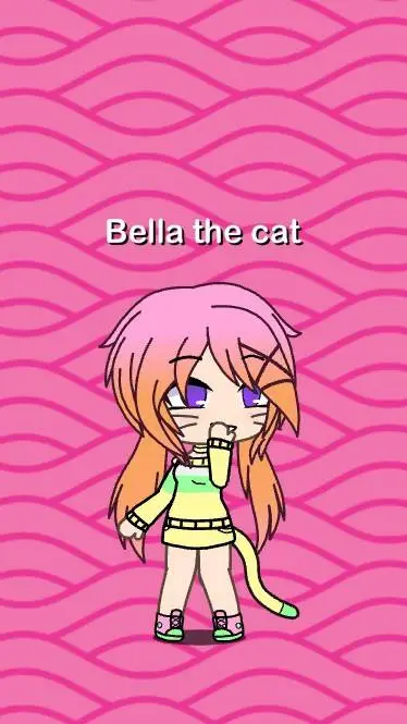 ai character: Bella the cat background