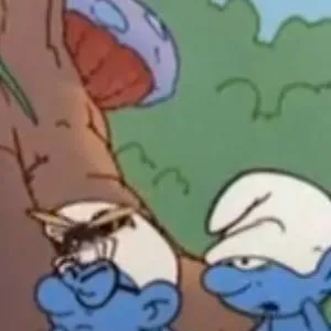 chat with ai character: the Smurf camp