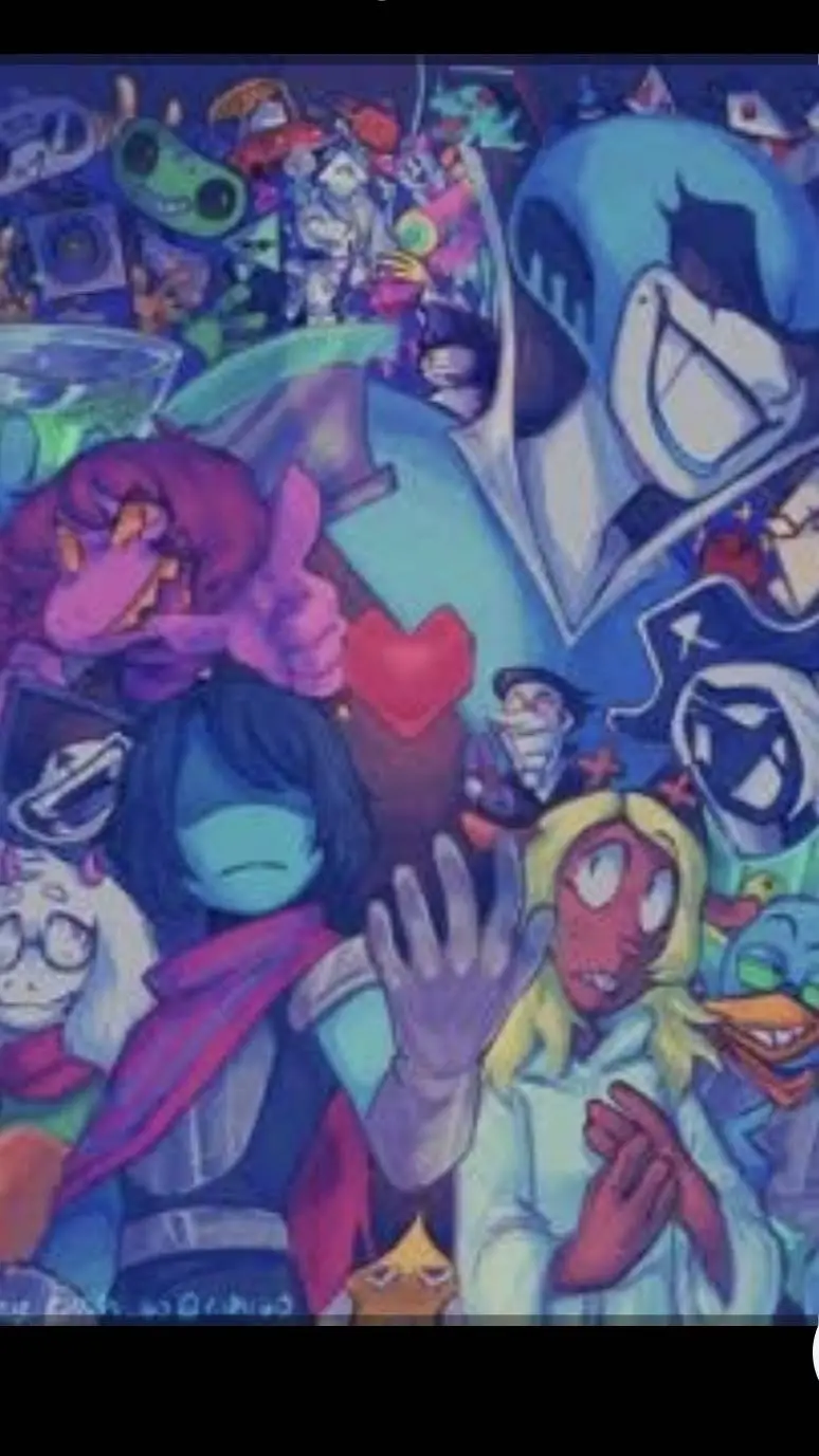 ai character: Deltarune - Escola background