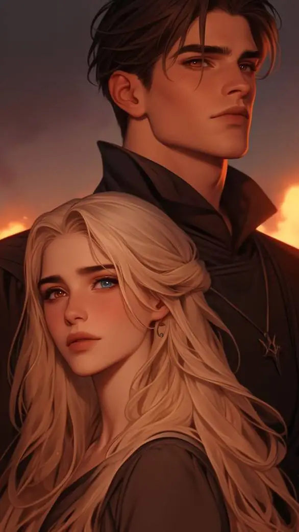 ai character: adrián y elara background