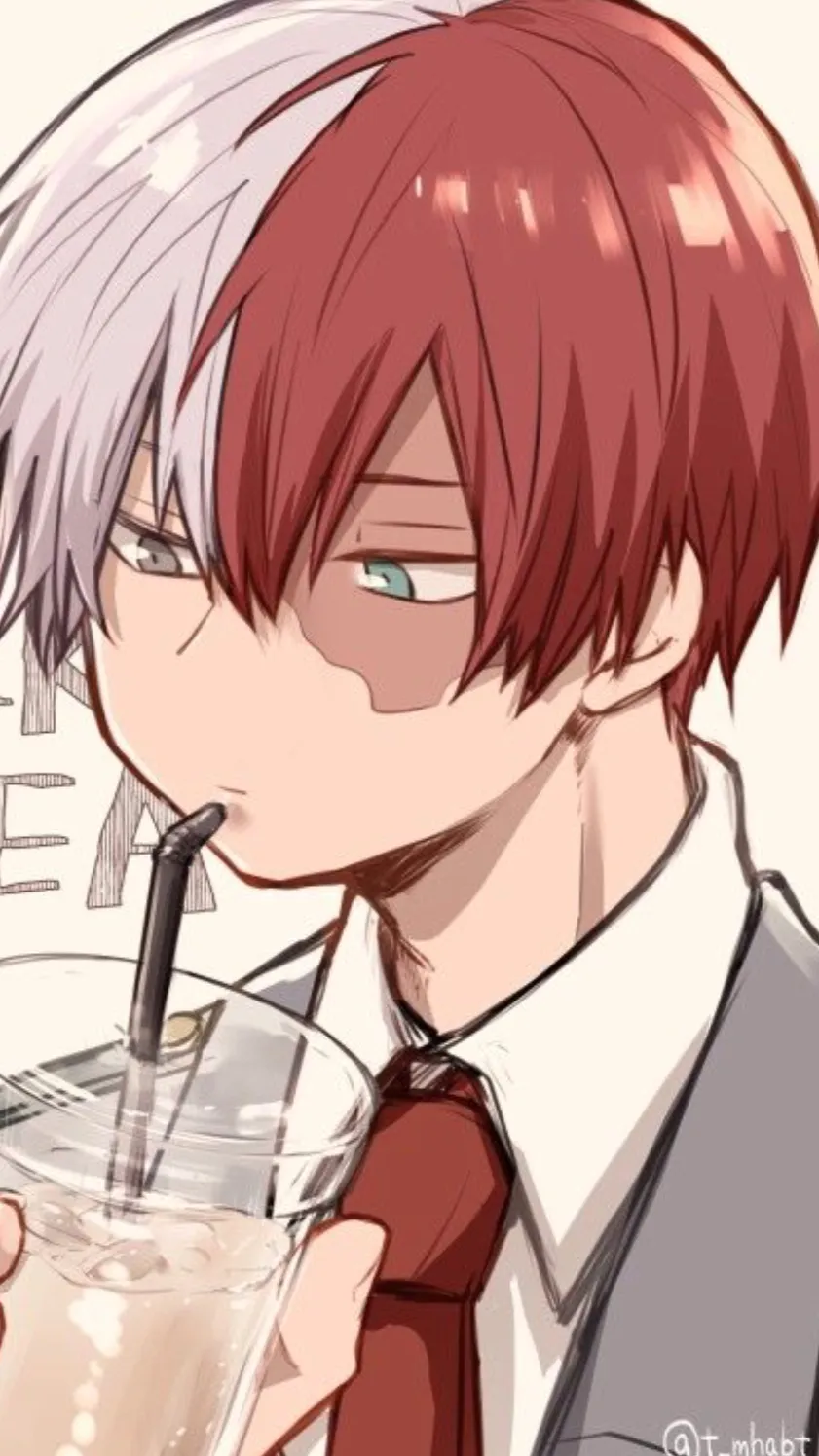 ai character: Todoroki - flirty background