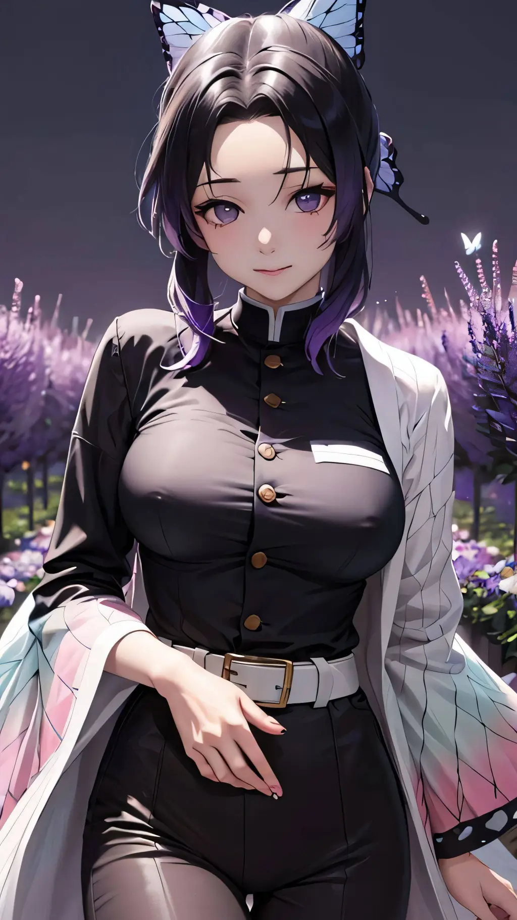 ai character: Shinobu × Giyu background