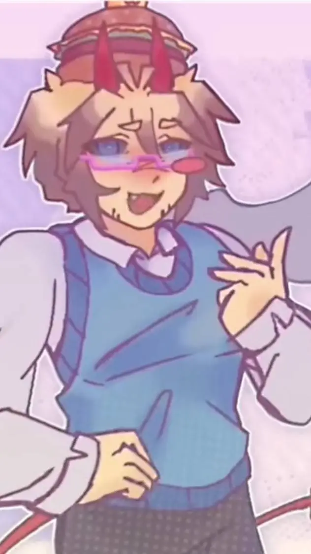 ai character: azuretime i think? background