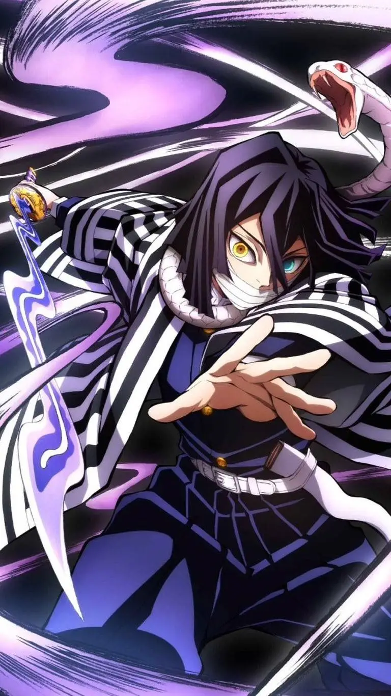 ai character: Iguro Obanai background