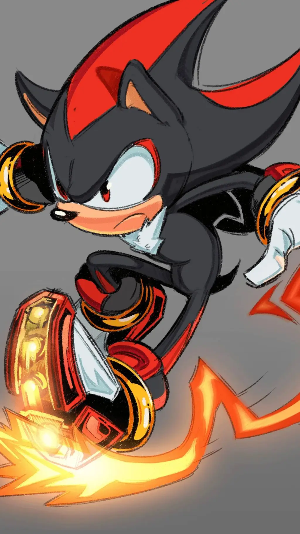 ai character: shadow background
