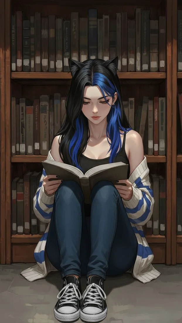 ai character: Luna background