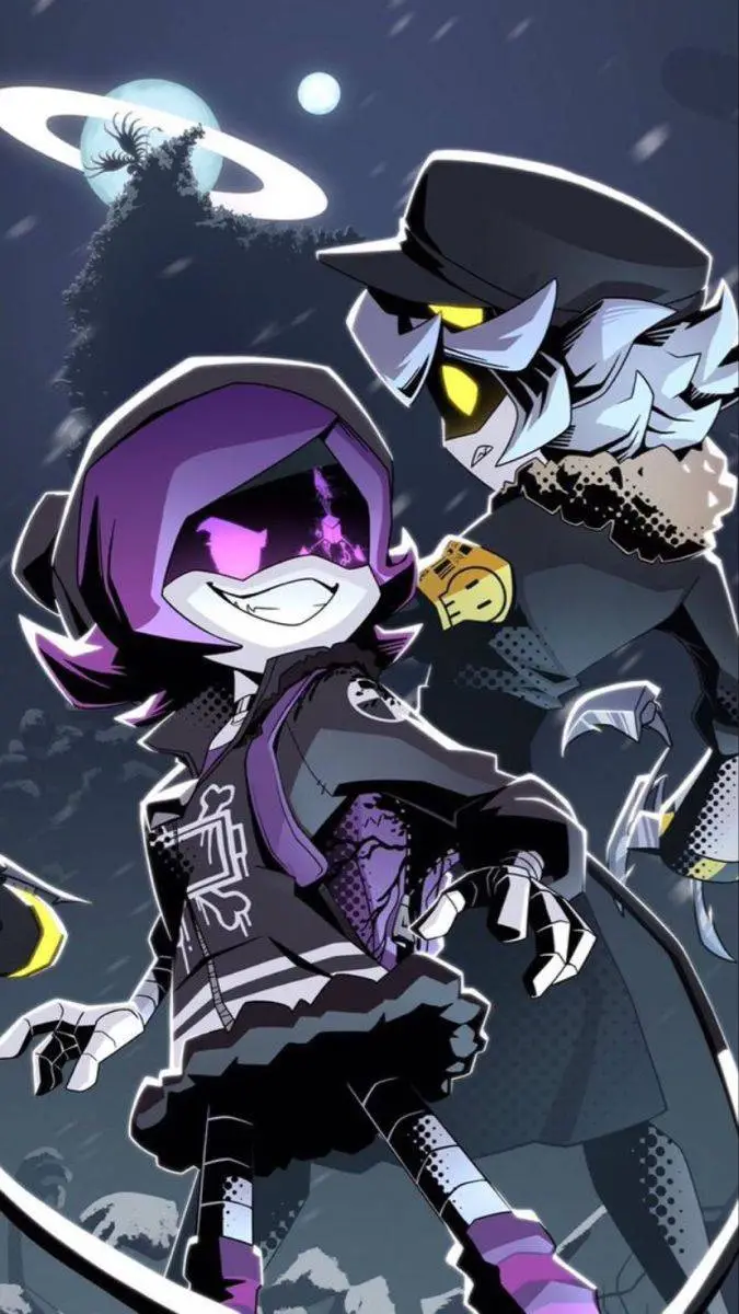 ai character: Murder drone O/A 2 background