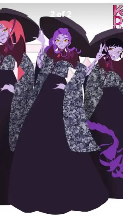 ai character: Huntrix Swap Au background