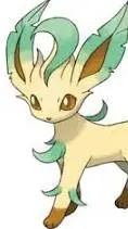 ai character: leafeon background